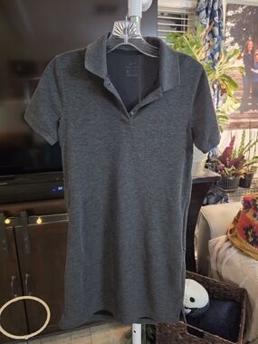 Nike Women’s Heather Charcoal Dri-FIT Polo Dress